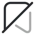 Archive Slash SVG Icon
